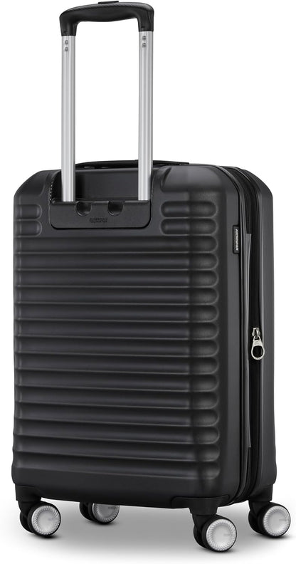Stratum 3.0 Carry-On Spinner, Airline Approved, Durable Hardside Luggage, Expands 1.5", RightHeight™ Adjustable Handle, Pink Blush