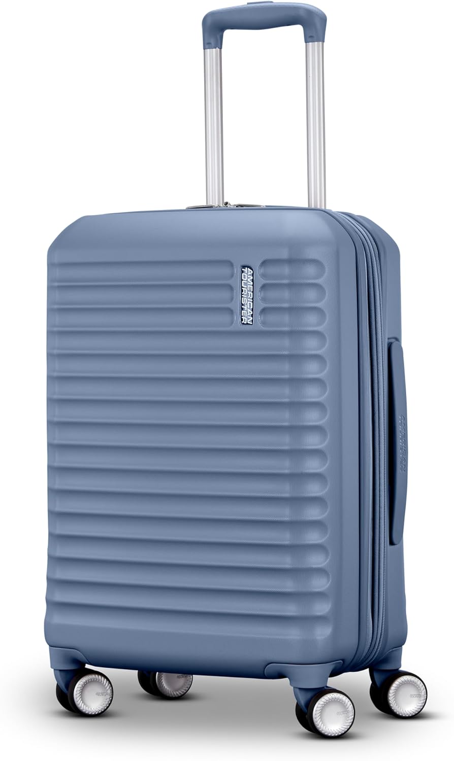 Stratum 3.0 Carry-On Spinner, Airline Approved, Durable Hardside Luggage, Expands 1.5", RightHeight™ Adjustable Handle, Pink Blush