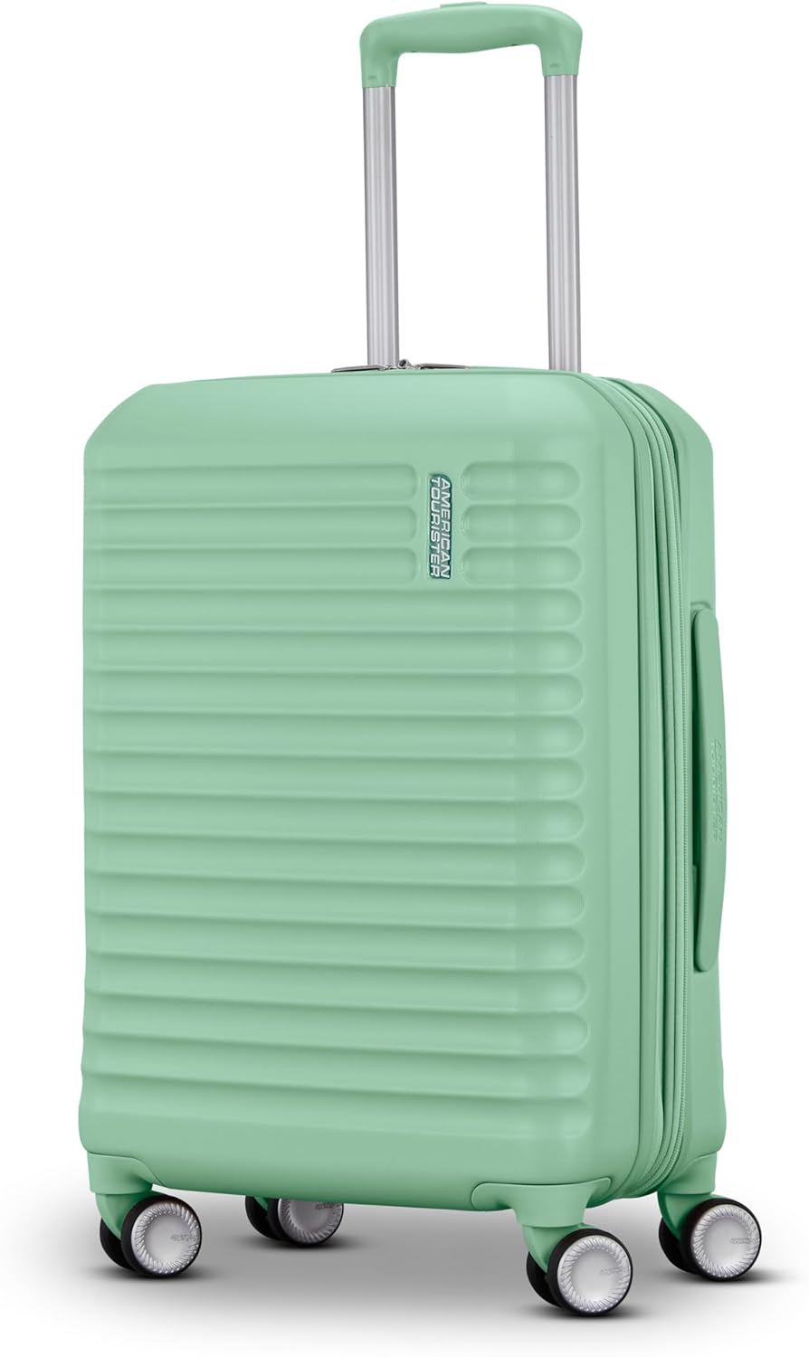 Stratum 3.0 Carry-On Spinner, Airline Approved, Durable Hardside Luggage, Expands 1.5", RightHeight™ Adjustable Handle, Pink Blush