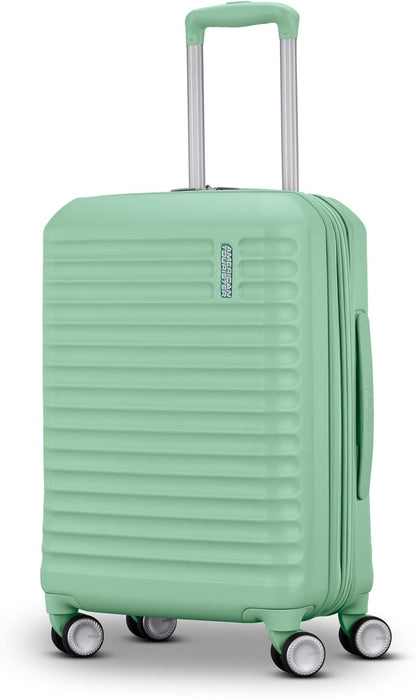 Stratum 3.0 Carry-On Spinner, Airline Approved, Durable Hardside Luggage, Expands 1.5", RightHeight™ Adjustable Handle, Pink Blush