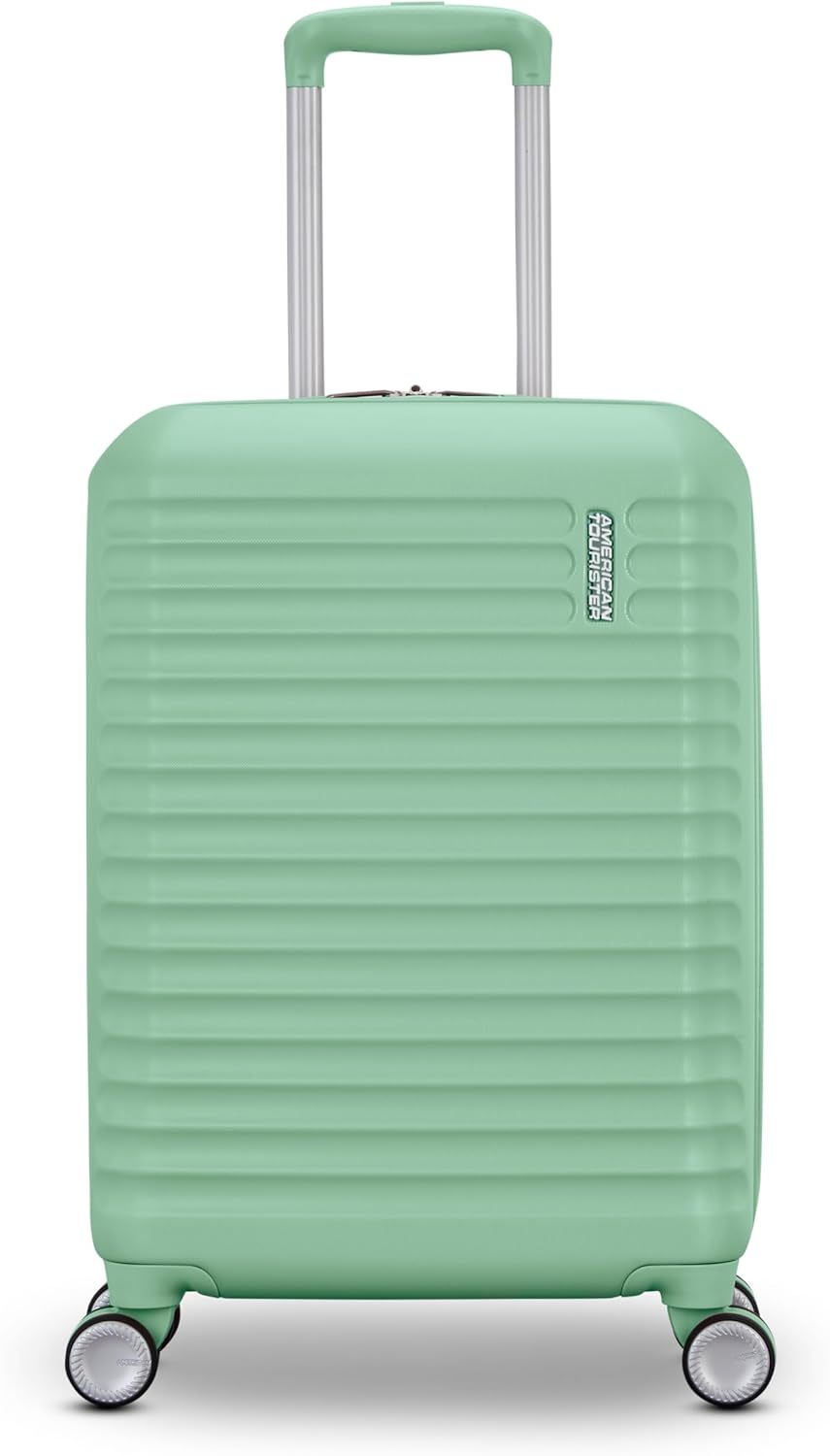 Stratum 3.0 Carry-On Spinner, Airline Approved, Durable Hardside Luggage, Expands 1.5", RightHeight™ Adjustable Handle, Pink Blush