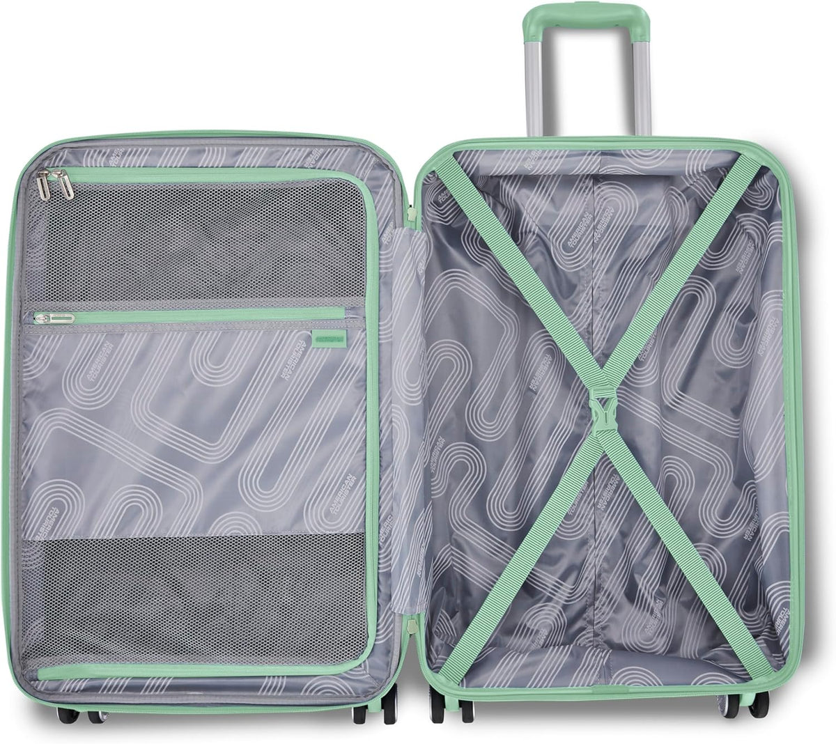 Stratum 3.0 Carry-On Spinner, Airline Approved, Durable Hardside Luggage, Expands 1.5", RightHeight™ Adjustable Handle, Pink Blush