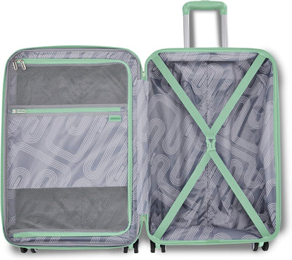Stratum 3.0 Carry-On Spinner, Airline Approved, Durable Hardside Luggage, Expands 1.5", RightHeight™ Adjustable Handle, Pink Blush