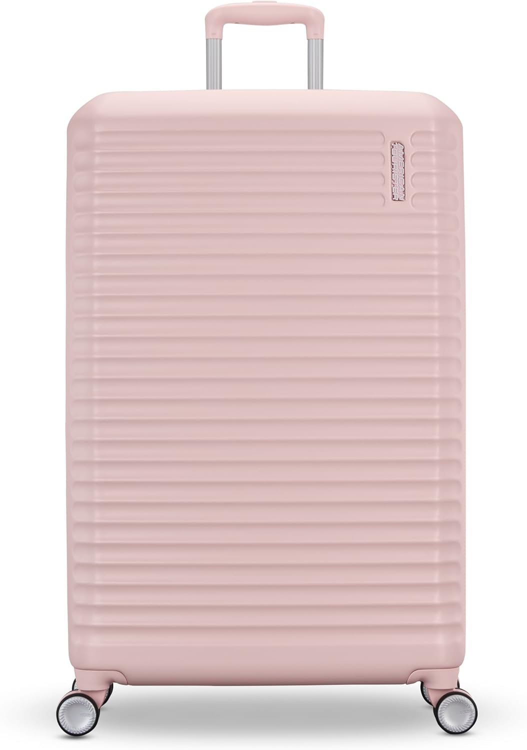 Stratum 3.0 Carry-On Spinner, Airline Approved, Durable Hardside Luggage, Expands 1.5", RightHeight™ Adjustable Handle, Pink Blush