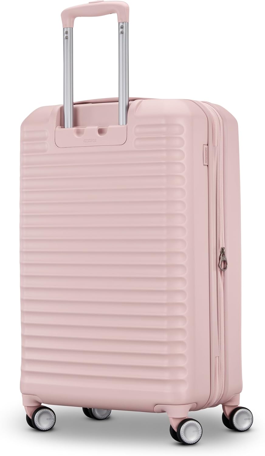 Stratum 3.0 Carry-On Spinner, Airline Approved, Durable Hardside Luggage, Expands 1.5", RightHeight™ Adjustable Handle, Pink Blush
