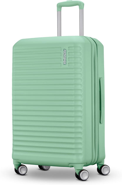 Stratum 3.0 Carry-On Spinner, Airline Approved, Durable Hardside Luggage, Expands 1.5", RightHeight™ Adjustable Handle, Pink Blush