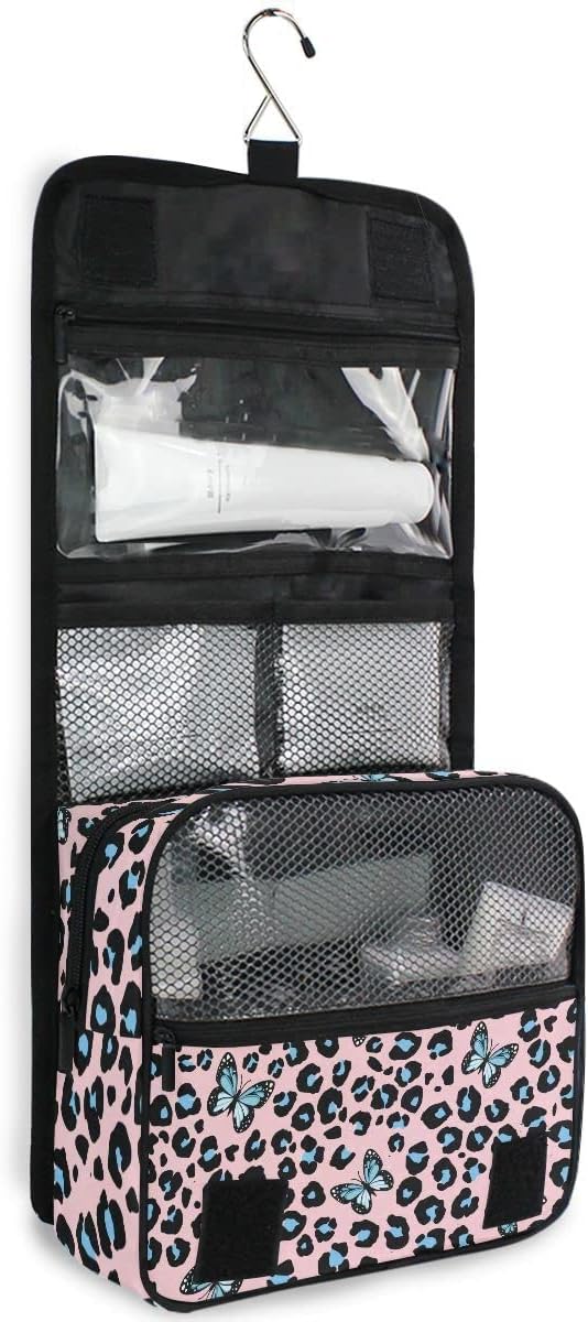 Hanging Travel Toiletry Bag Kit Makeup Case Cosmetics Organizer for Men Women - Colors B