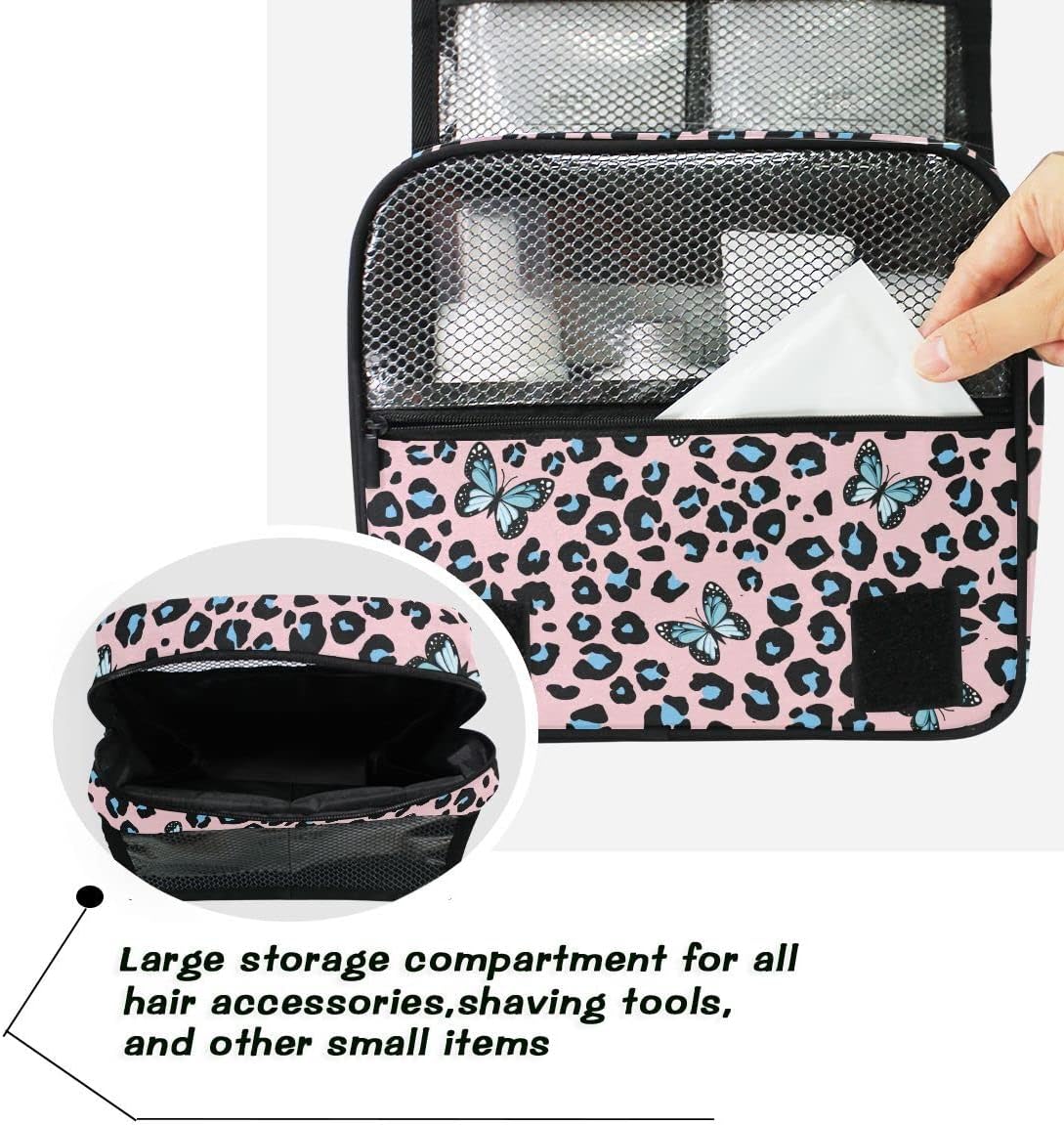 Hanging Travel Toiletry Bag Kit Makeup Case Cosmetics Organizer for Men Women - Colors B