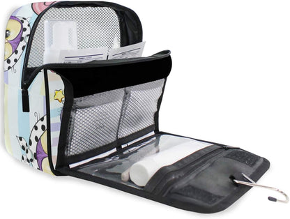 Hanging Travel Toiletry Bag Kit Makeup Case Cosmetics Organizer for Men Women - Colors B