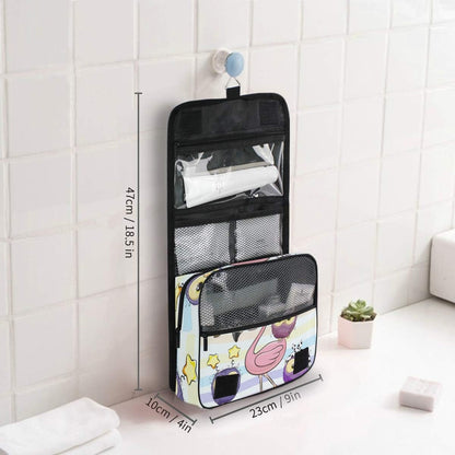 Hanging Travel Toiletry Bag Kit Makeup Case Cosmetics Organizer for Men Women - Colors B