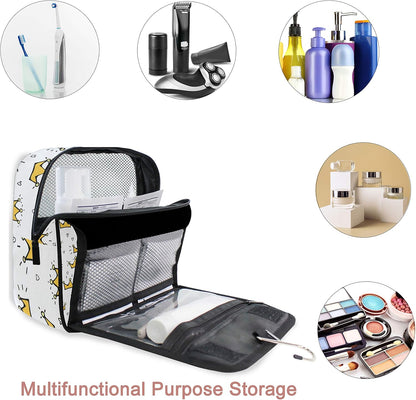 Hanging Travel Toiletry Bag Kit Makeup Case Cosmetics Organizer for Men Women - Colors B