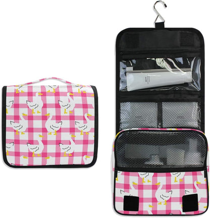 Hanging Travel Toiletry Bag Kit Makeup Case Cosmetics Organizer for Men Women - Colors B