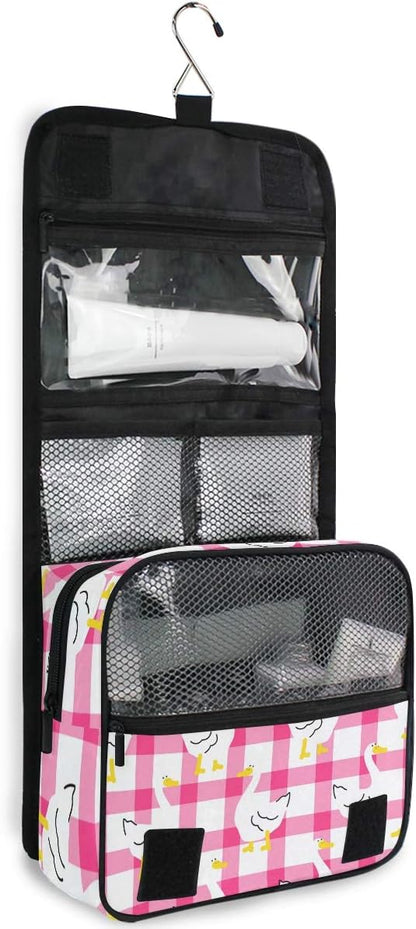 Hanging Travel Toiletry Bag Kit Makeup Case Cosmetics Organizer for Men Women - Colors B