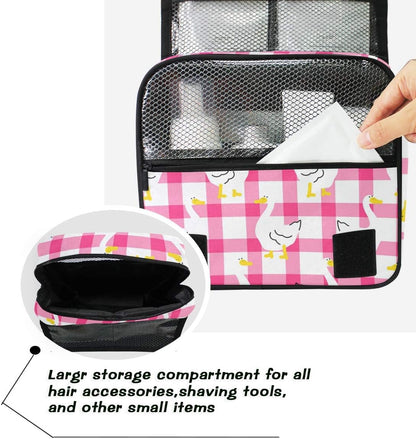 Hanging Travel Toiletry Bag Kit Makeup Case Cosmetics Organizer for Men Women - Colors B