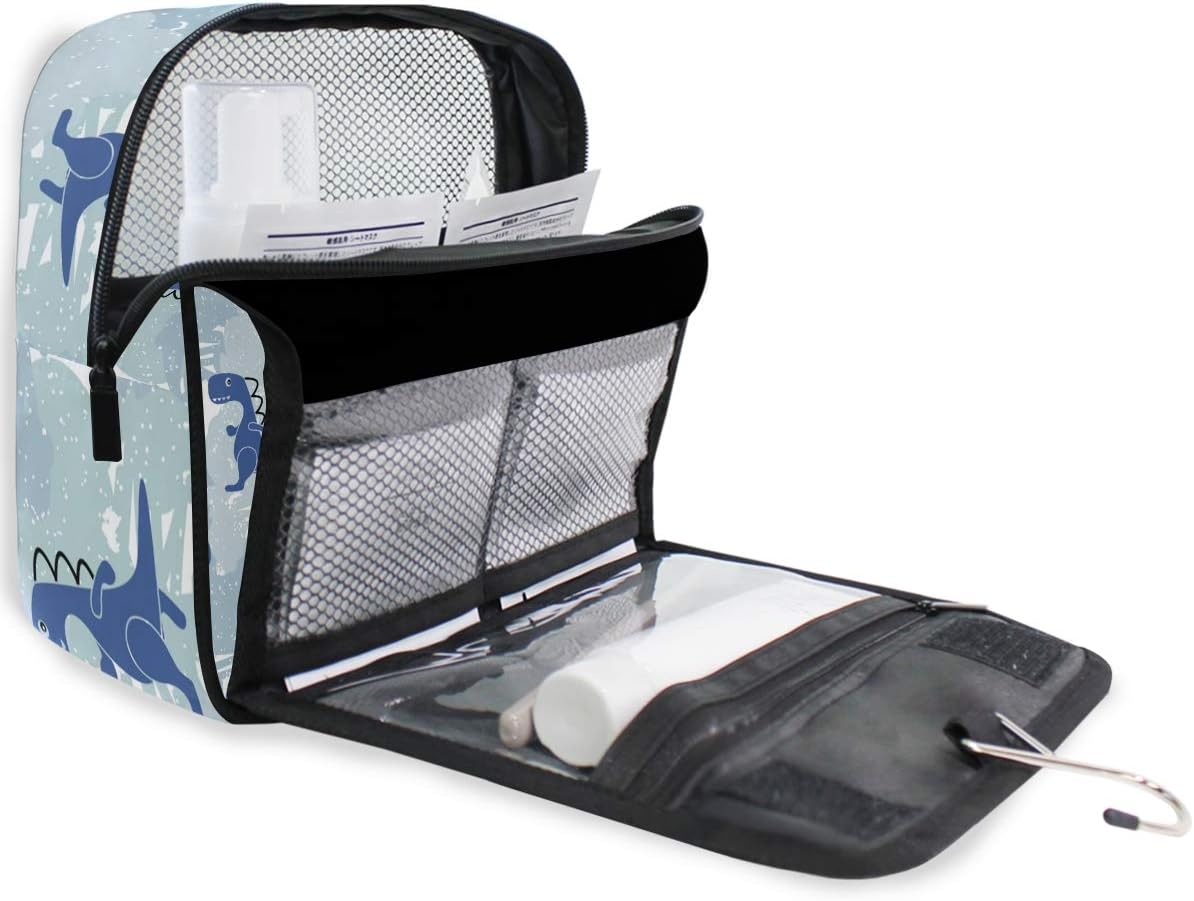Hanging Travel Toiletry Bag Kit Makeup Case Cosmetics Organizer for Men Women - Colors B