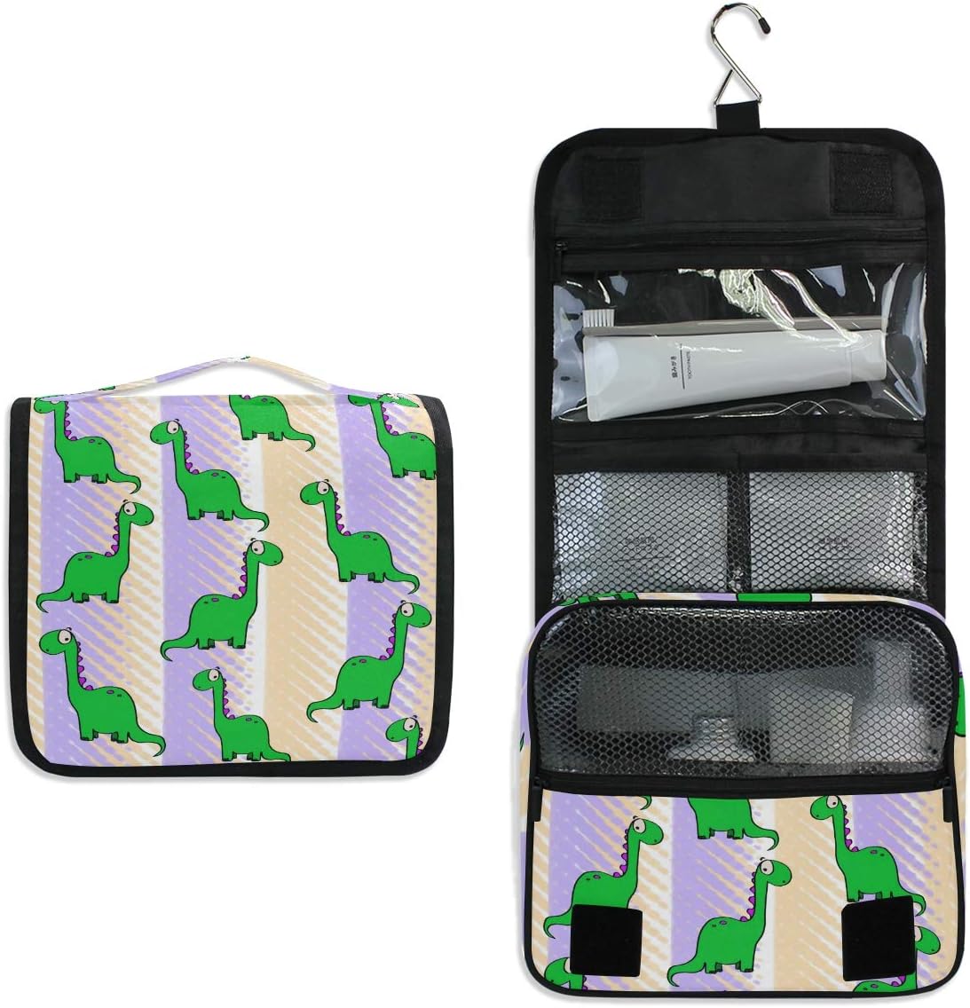 Hanging Travel Toiletry Bag Kit Makeup Case Cosmetics Organizer for Men Women - Colors B