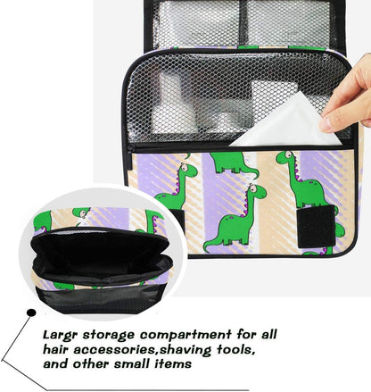 Hanging Travel Toiletry Bag Kit Makeup Case Cosmetics Organizer for Men Women - Colors B
