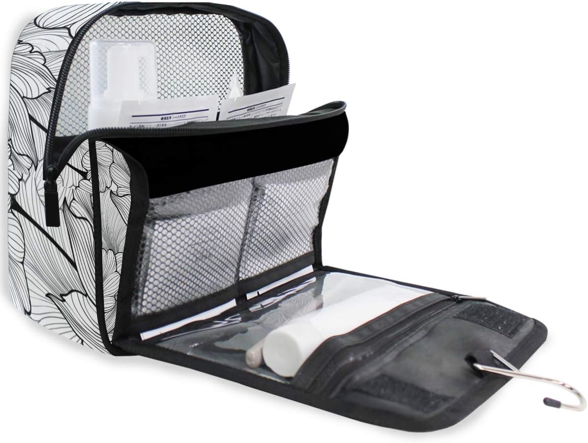 Hanging Travel Toiletry Bag Kit Makeup Case Cosmetics Organizer for Men Women - Colors B