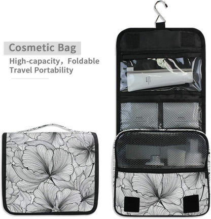 Hanging Travel Toiletry Bag Kit Makeup Case Cosmetics Organizer for Men Women - Colors B