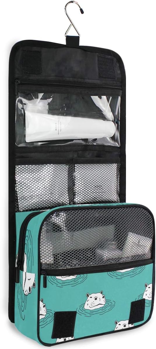Hanging Travel Toiletry Bag Kit Makeup Case Cosmetics Organizer for Men Women - Colors B