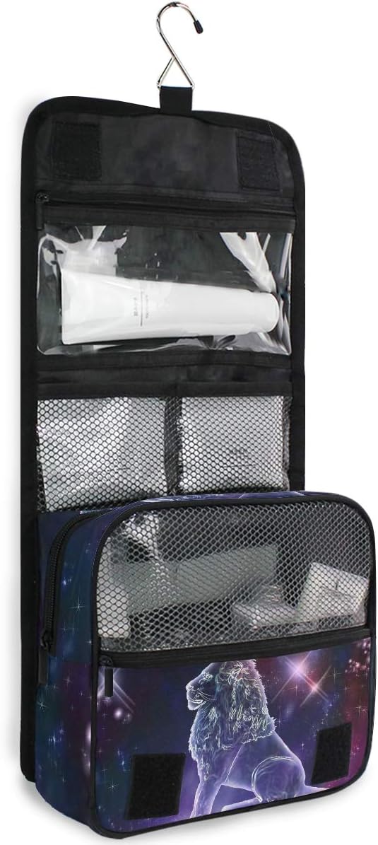 Hanging Travel Toiletry Bag Kit Makeup Case Cosmetics Organizer for Men Women - Colors B