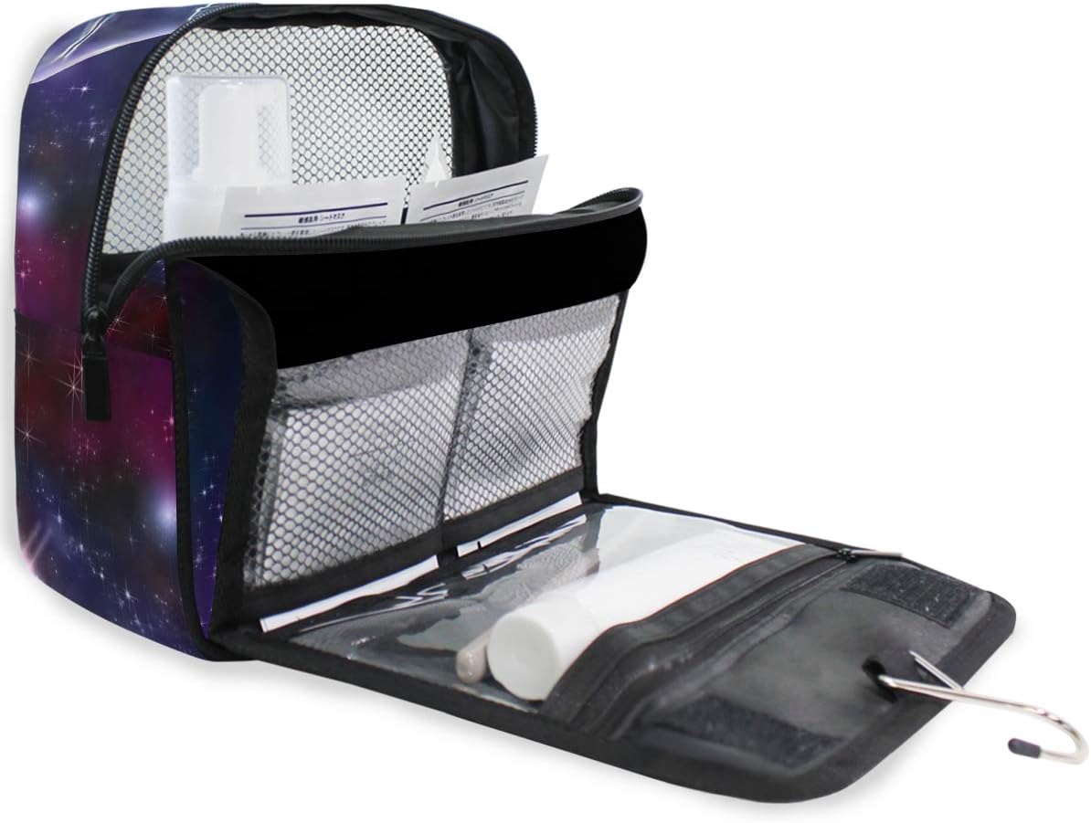 Hanging Travel Toiletry Bag Kit Makeup Case Cosmetics Organizer for Men Women - Colors B