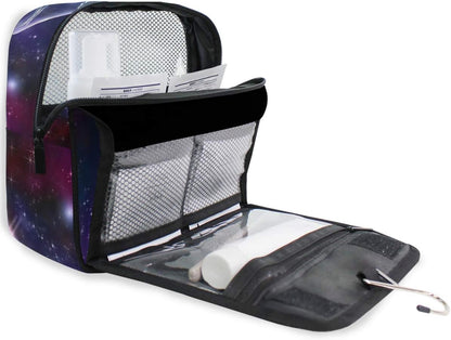 Hanging Travel Toiletry Bag Kit Makeup Case Cosmetics Organizer for Men Women - Colors B