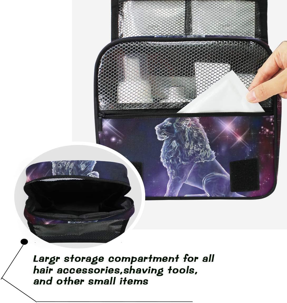 Hanging Travel Toiletry Bag Kit Makeup Case Cosmetics Organizer for Men Women - Colors B