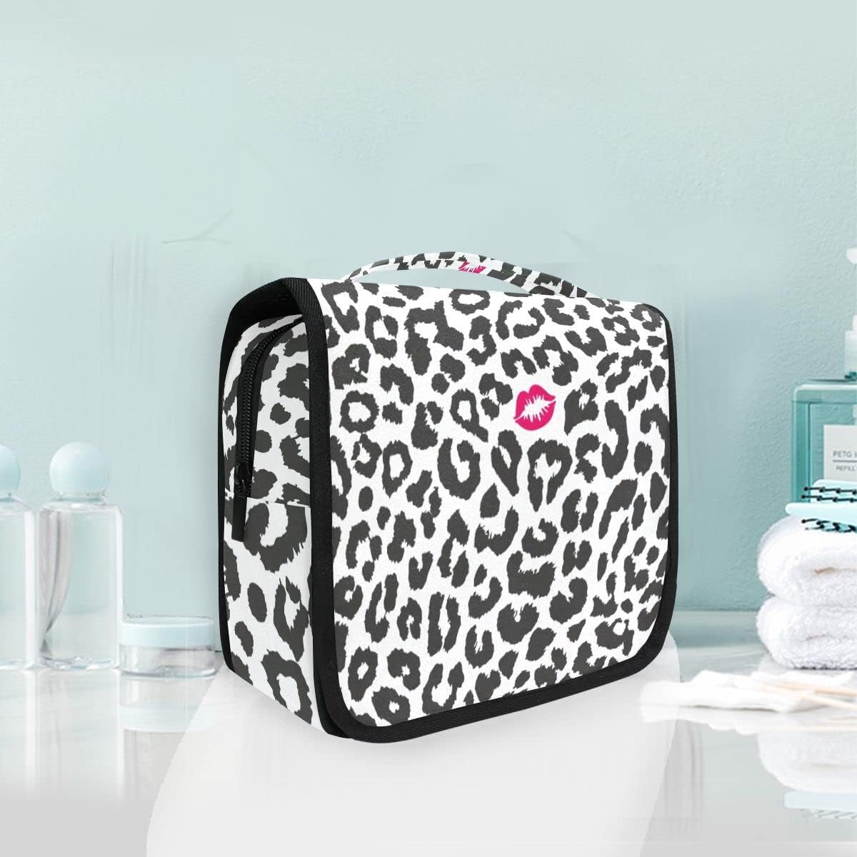 Hanging Travel Toiletry Bag Kit Makeup Case Cosmetics Organizer for Men Women - Colors B