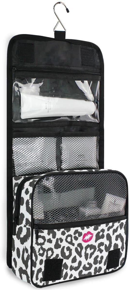 Hanging Travel Toiletry Bag Kit Makeup Case Cosmetics Organizer for Men Women - Colors B