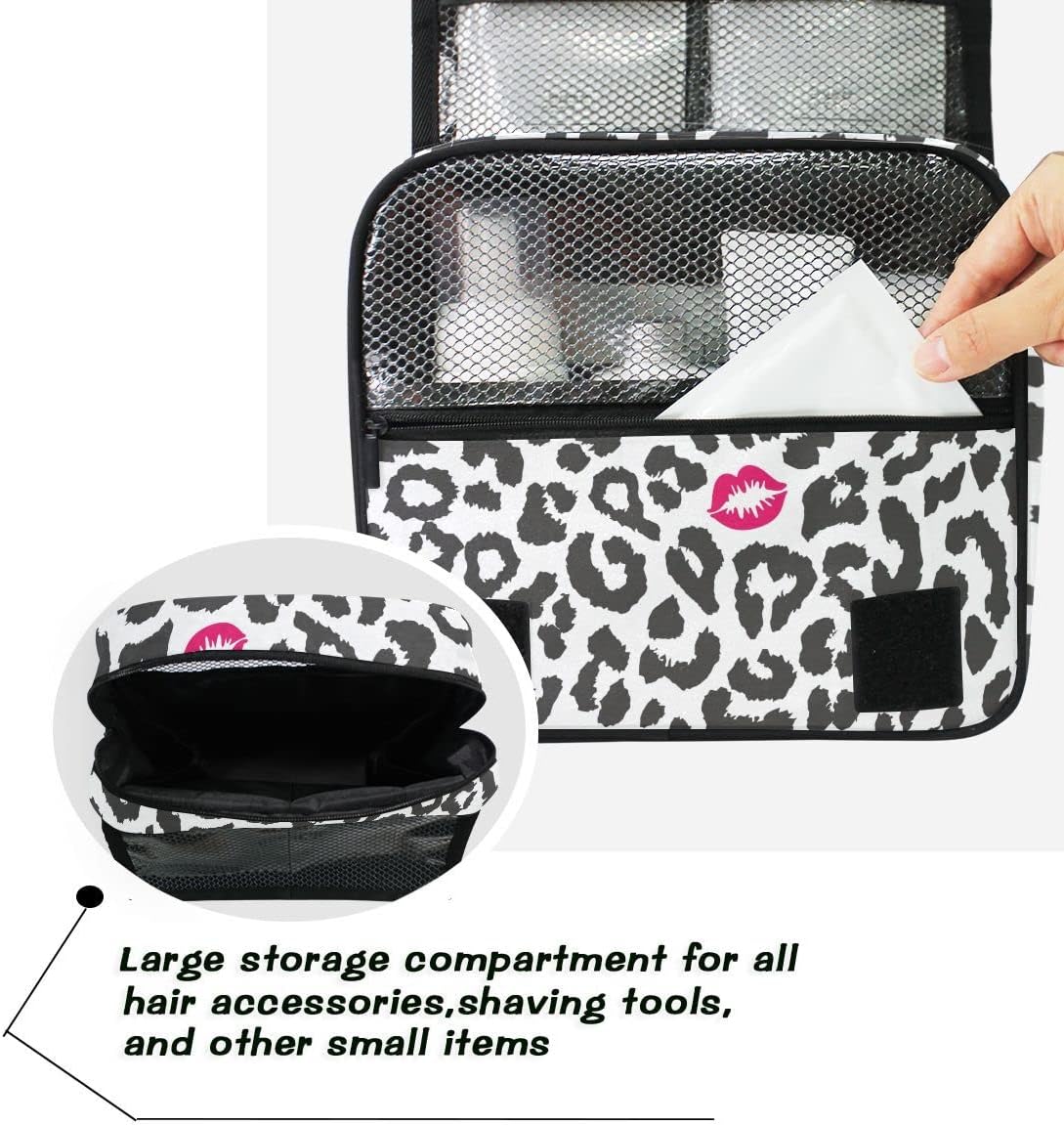 Hanging Travel Toiletry Bag Kit Makeup Case Cosmetics Organizer for Men Women - Colors B