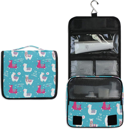 Hanging Travel Toiletry Bag Kit Makeup Case Cosmetics Organizer for Men Women - Colors B