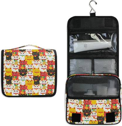 Hanging Travel Toiletry Bag Kit Makeup Case Cosmetics Organizer for Men Women - Colors B