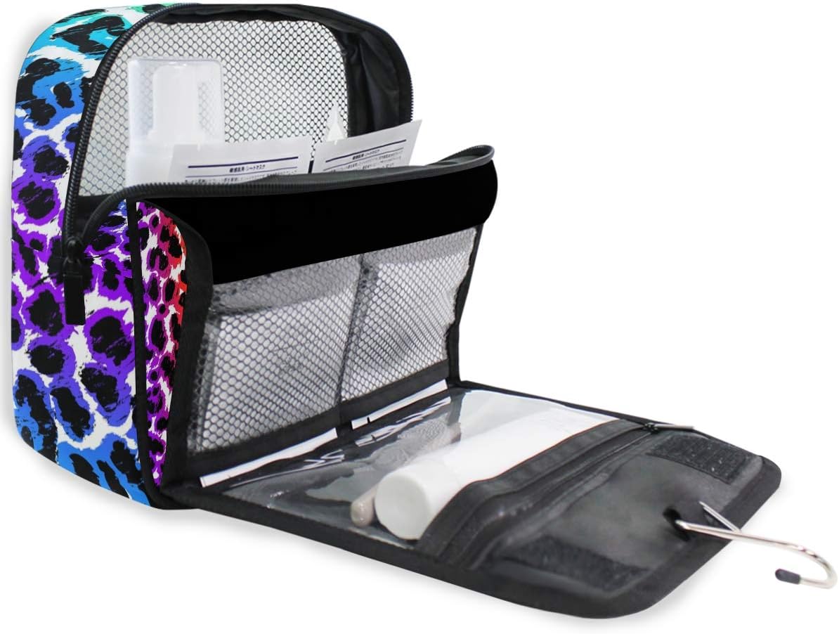 Hanging Travel Toiletry Bag Kit Makeup Case Cosmetics Organizer for Men Women - Colors B