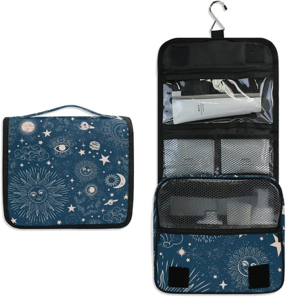 Hanging Travel Toiletry Bag Kit Makeup Case Cosmetics Organizer for Men Women - Colors B
