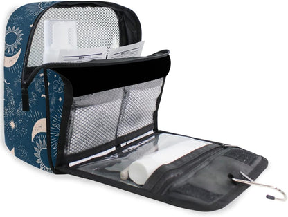 Hanging Travel Toiletry Bag Kit Makeup Case Cosmetics Organizer for Men Women - Colors B