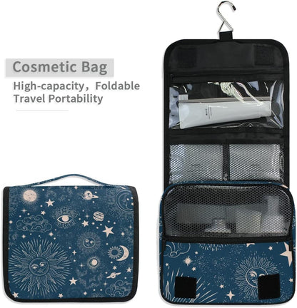 Hanging Travel Toiletry Bag Kit Makeup Case Cosmetics Organizer for Men Women - Colors B