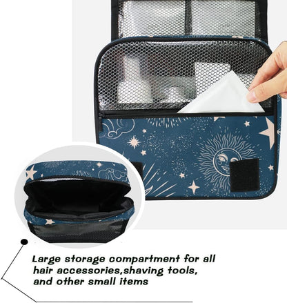 Hanging Travel Toiletry Bag Kit Makeup Case Cosmetics Organizer for Men Women - Colors B