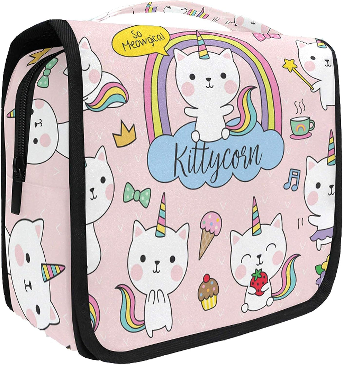 Hanging Travel Toiletry Bag Kit Makeup Case Cosmetics Organizer for Men Women - Colors B