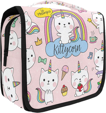 Hanging Travel Toiletry Bag Kit Makeup Case Cosmetics Organizer for Men Women - Colors B