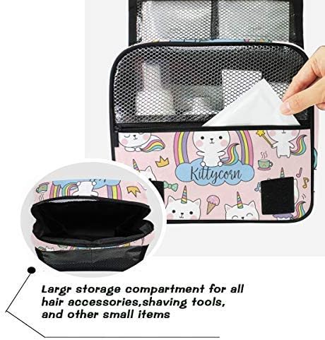 Hanging Travel Toiletry Bag Kit Makeup Case Cosmetics Organizer for Men Women - Colors B