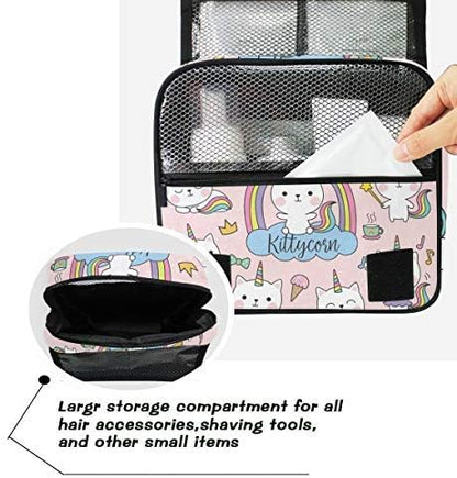 Hanging Travel Toiletry Bag Kit Makeup Case Cosmetics Organizer for Men Women - Colors B