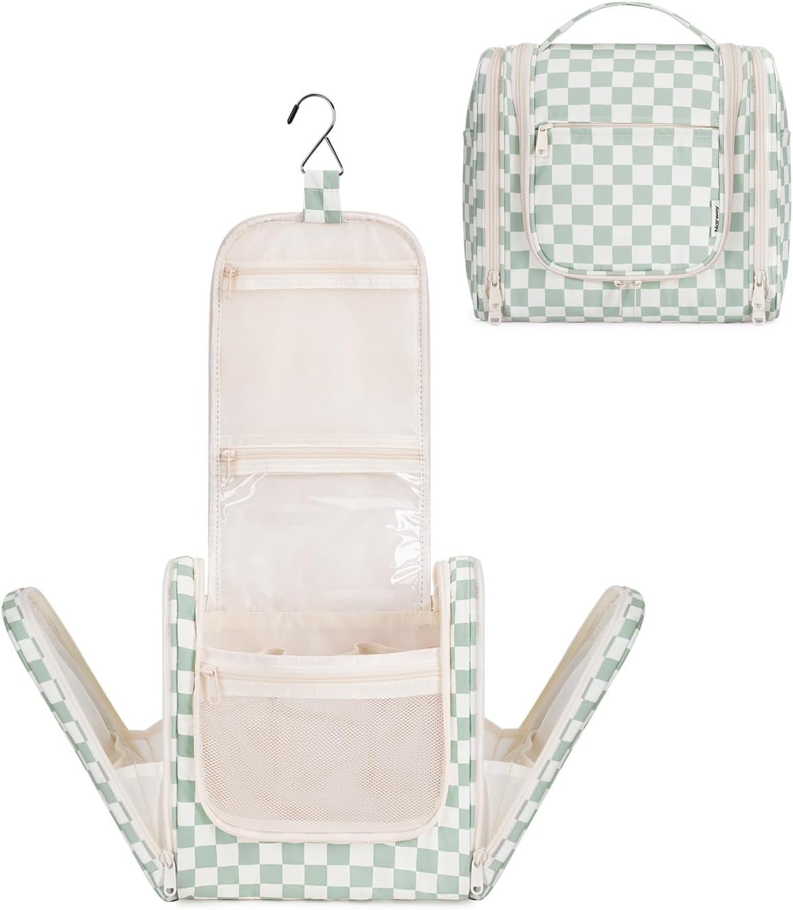 Hanging Toiletry Bag for Women Travel Makeup Bag Organizer Toiletries Bag for Cosmetics Essentials Accessories