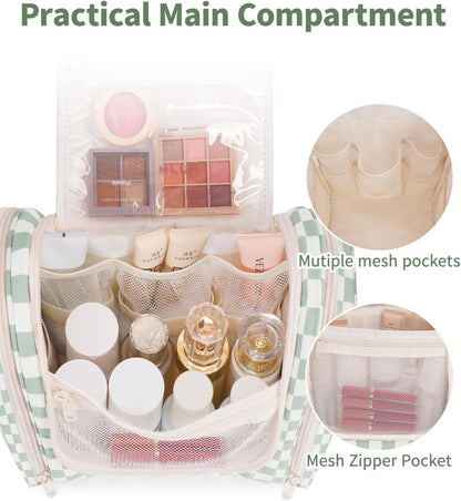 Hanging Toiletry Bag for Women Travel Makeup Bag Organizer Toiletries Bag for Cosmetics Essentials Accessories
