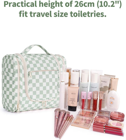 Hanging Toiletry Bag for Women Travel Makeup Bag Organizer Toiletries Bag for Cosmetics Essentials Accessories