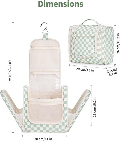 Hanging Toiletry Bag for Women Travel Makeup Bag Organizer Toiletries Bag for Cosmetics Essentials Accessories