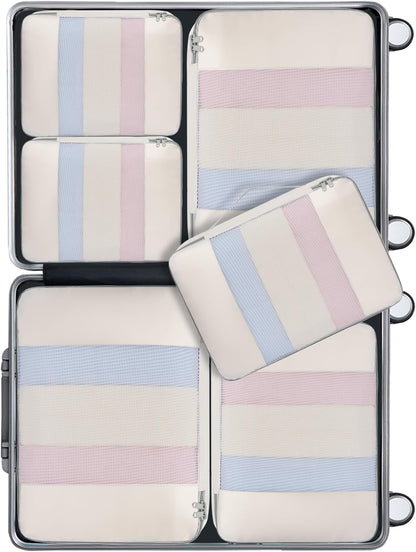 6 Set/8 Set/10 Set Packing Cubes Various Sizes Packing Organizer for Travel Accessories Luggage Carry On Suitcase