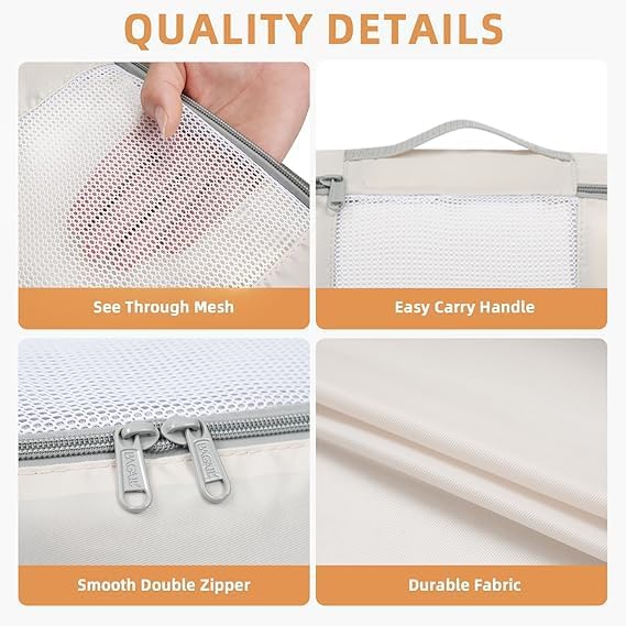 6 Set/8 Set/10 Set Packing Cubes Various Sizes Packing Organizer for Travel Accessories Luggage Carry On Suitcase