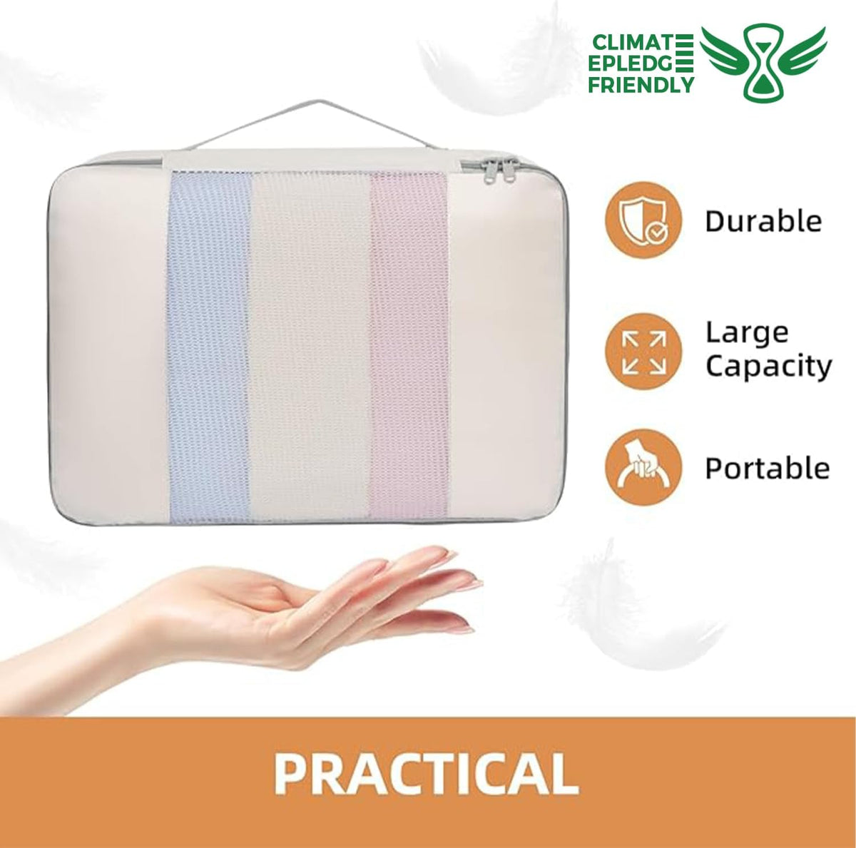 6 Set/8 Set/10 Set Packing Cubes Various Sizes Packing Organizer for Travel Accessories Luggage Carry On Suitcase