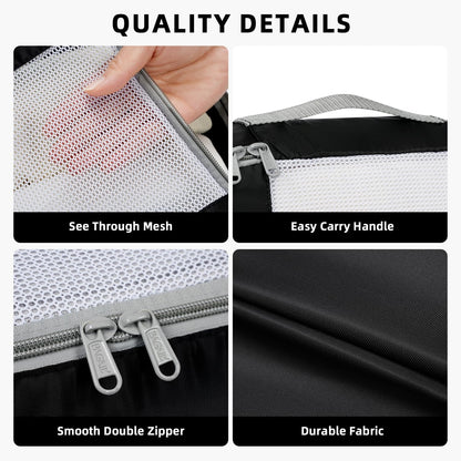 6 Set/8 Set/10 Set Packing Cubes Various Sizes Packing Organizer for Travel Accessories Luggage Carry On Suitcase